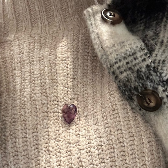 SAWROVSKI HEART PENDANT NECKLACE - Picture 6 of 9